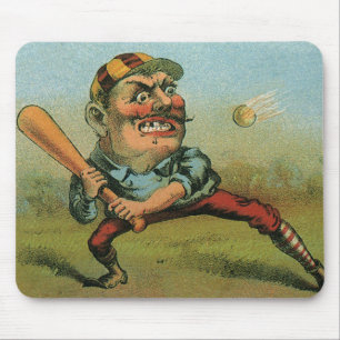 Antieke Sigarettenlabel, Sport Honkbal Tansill Pun Muismat