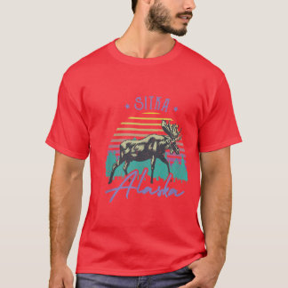 Antieke Sitka Alaska T-shirt