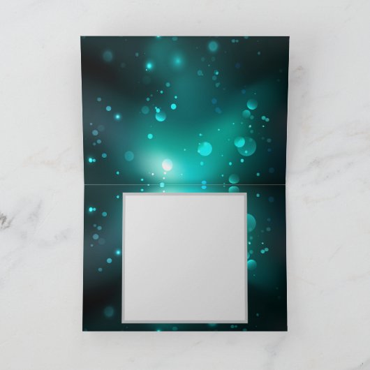 Antieke skelet sleutels op groene achtergrond kaart (Binnen)