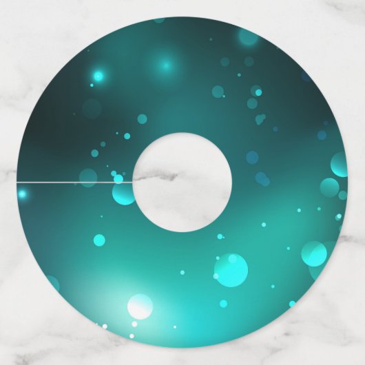 Antieke skeletsleutels op groene achtergrond wijnglaslabel (Achterkant)