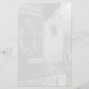Antieke slaapkamer van Louis XV in het paleis van Briefpapier