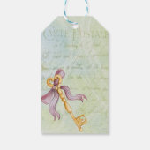 Antieke Sleutel Cadeaulabel (Achterkant)