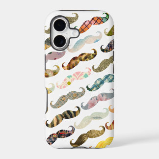 Antieke Snor met Vintage Patronen iPhone Hoesje