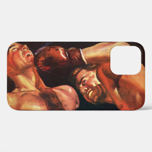 Antieke sportboksen, boksers slaan vecht iPhone 12 hoesje