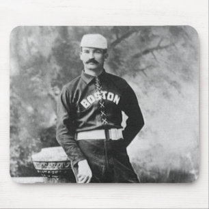 Antieke sportfoto, Boston-honkbalspeler Muismat
