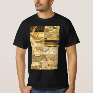 Antieke sterrenbeelden, antieke astronomie & sterr t-shirt