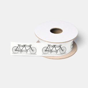 Antieke tandemfiets lint