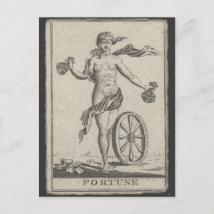 Antieke Tarotkaart voor Waarzeggerij Ansichtkaart Briefkaart