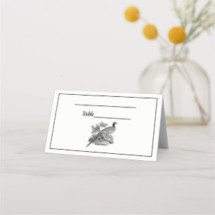 Antieke tekening van fazant, jachtvogel, zwart-wit