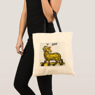 Antieke Tekens van de Dierenriem, Ram Aries Tote Bag