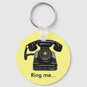 Antieke telefoon rinkel me... sleutelhanger
