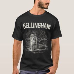 Antieke telefooncel Bellingham T-shirt