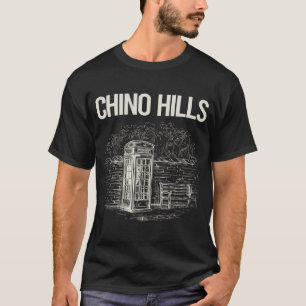 Antieke telefooncel Chino Hills T-shirt