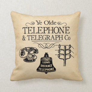 Antieke Telefoonstoel Kussen