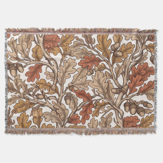 Antieke Terracotta Eiken Acaciën Deken