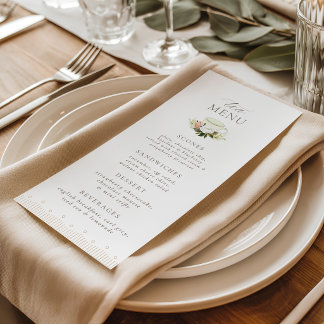 Antieke Theekop Bloem Thee Feest Menu