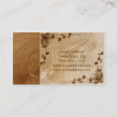 Antieke & thuisdecor Winkelkaart voor lampen Visitekaartje (Achterkant)