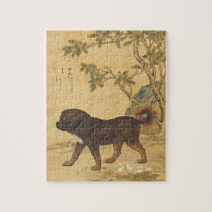 Antieke Tibetaanse Mastiff Keizerlijke Chinese Kun Legpuzzel