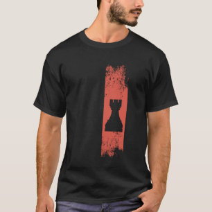 Antieke Toren Schaakstuk Schaakliefhebber T-shirt