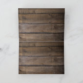  Antieke tractor kerst Kaart (Binnen)