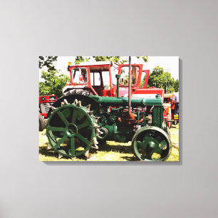 ANTIEKE TREKKERS CANVAS AFDRUK