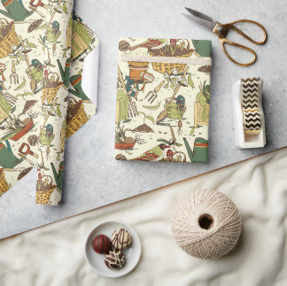 Antieke Tuinman Cadeaupapier
