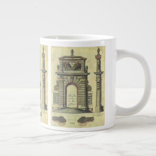 Antieke tuinpoortboog, Renaissance-architectuur Extra Grote Beker (Rechts)