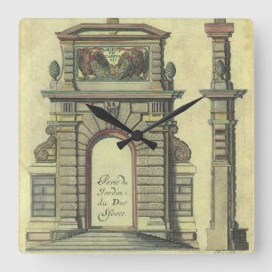 Antieke Tuinpoortboog, Renaissancearchitectuur Vierkante Klok