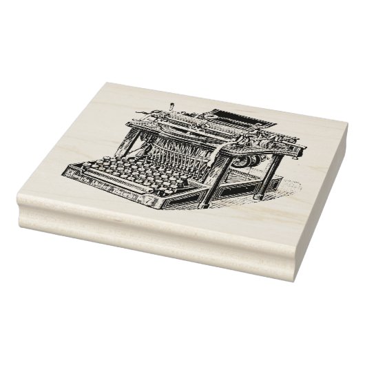 Antieke typemachine Lithografie Rubberstempel (Stempel)
