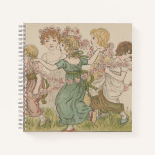 Antieke Valentijnkaart, Kate Greenway, ca. 1880 Notitieboek