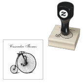 Antieke Velocipede Penny Farthing Fiets Bicycle Bi Rubberstempel (Gestempeld)