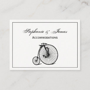 Antieke Velocipede Penny Farthing Fiets Bicycle Bi Visitekaartje