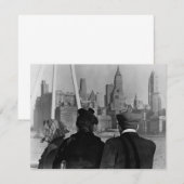 Antieke verlovingsontwerp aankondiging (Voorkant / Achterkant)