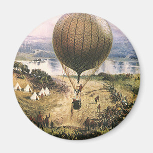 Antieke Vervoer, Heet Luchtballon Luchtballonnen Magneet