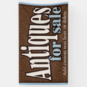 Antieke.Verzamelobjecten. Te Koop Teken Spandoek (Verticaal)