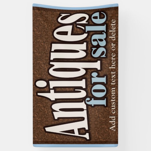 Antieke.Verzamelobjecten. Te Koop Teken Spandoek (Verticaal)