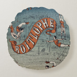 Antieke Victoriaanse Circus Rond Kussen