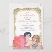 Antieke Victoriaanse Uitnodiging voor Bruidsmeisje (Voorkant)