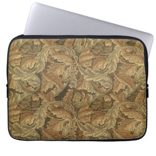 Antieke Victoriaanse William Morris-blad bladeren Laptop Sleeve