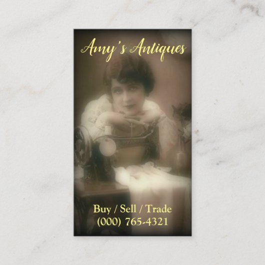 Antieke Visitekaartjes opslaan (Voorkant)