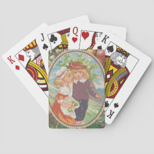 Antieke vreemde Valentijn, Victoriaans tijdperk, 1 Pokerkaarten