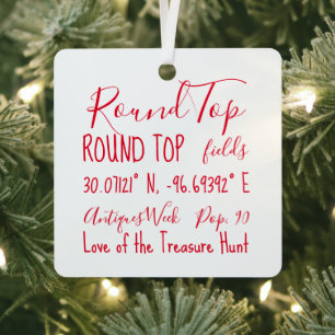 Antieke Week Ornament rondom Round Top Texas