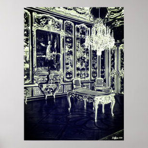 Antieke Weense Schonbrunn paleis Vieux Laque Kamer Poster