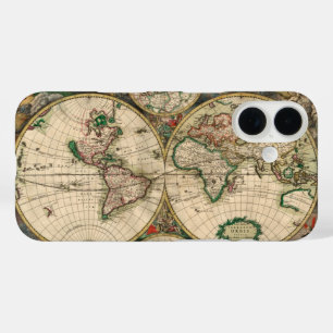 Antieke Wereldkaart 1689  iPhone 16 Hoesje