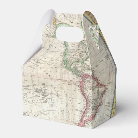 Antieke Wereldkaart Bedankdoosjes (Achterkant)