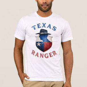 Antieke Western Texas Ranger Badge T-shirt