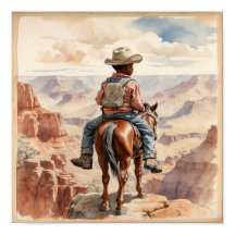 Antieke Westerse Kunst Afro-Amerikaanse Jongen op