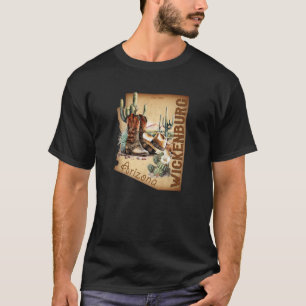 Antieke Wickenburg Arizona Western Desert Cacti Co T-shirt