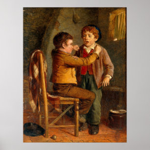Antieke William Hemsley De Jonge Tandarts Poster