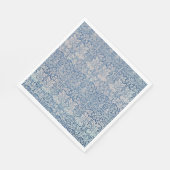 Antieke William Morris Bos Konijn Vogel Gebladerte Servet (Hoek)